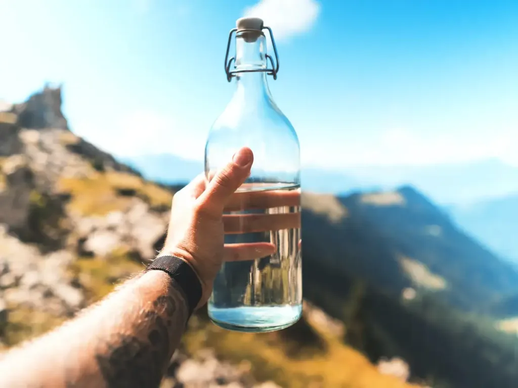 Drink enough water during your hike!